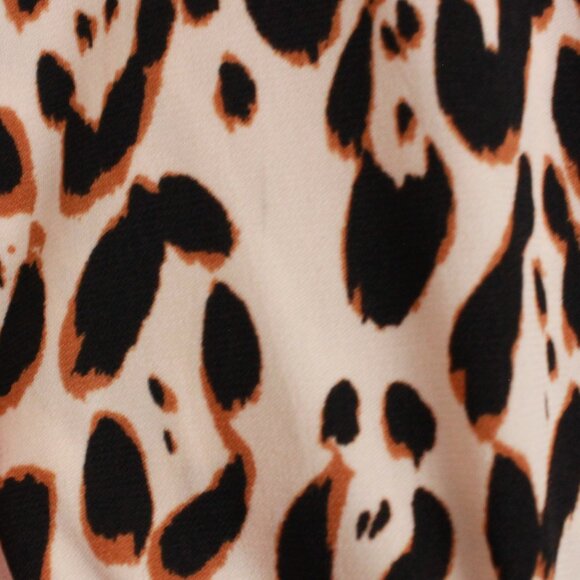 MARC CAIN Animal Print Dress In Beige Knee-Length Stretch - Picture 9 of 14